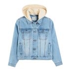 Cool Club, Geaca de blugi cu gluga pentru fete, denim