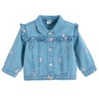Cool Club, Geaca de blugi pentru fete, cu capse, albastru