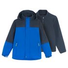 Cool Club, Geaca de ploaie cu gluga pentru baieti, 3in1, Geaca softshell, albastru