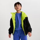 Cool Club, Geaca de ploaie cu gluga pentru baieti, verde-negru