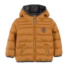Cool Club, Geaca matlasata cu gluga pentru baieti, galben, little bear