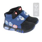 Cool Club, Ghete pentru baieti, negru-bleumarin, cu lumini led, imprimeu The Avengers