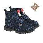 Cool Club, Ghete pentru fete, bleumarin, brant din piele, imprimeu Minnie Mouse