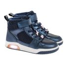 Cool Club, Ghete pentru fete, bleumarin, talpa cu leduri, brant din piele
