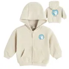 Cool Club, Hanorac cu gluga pentru baieti, cu fermoar, bej
