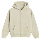 Cool Club, Hanorac cu gluga pentru baieti, cu fermoar, calduros, oversize, bej