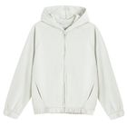 Cool Club, Hanorac cu gluga pentru baieti, cu fermoar, gri