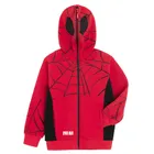 Cool Club, Hanorac cu gluga pentru baieti, cu fermoar, rosu, imprimeu Spider-Man