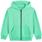 Cool Club, Hanorac cu gluga pentru baieti, cu fermoar, verde