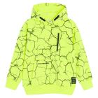 Cool Club, Hanorac cu gluga pentru baieti, oversize, verde neon