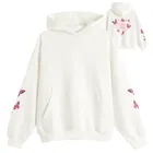 Cool Club, Hanorac cu gluga pentru fete, calduros, alb