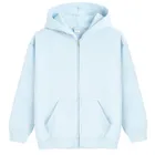 Cool Club, Hanorac cu gluga pentru fete, cu fermoar, calduros, albastru