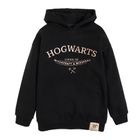 Cool Club, Hanorac cu gluga pentru fete, negru, imprimeu Harry Potter