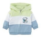 Cool Club, Hanorac cu gluga si fermoar pentru baieti, mix de culori, imprimeu Let's surf