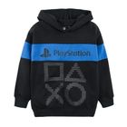 Cool Club, Hanorac negru cu gluga pentru baieti, imprimeu PlayStation