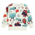 Cool Club, Hanorac pentru baieti, alb, imprimeu Spider-Man