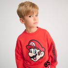 Cool Club, Hanorac pentru baieti, calduros, rosu, imprimeu Super Mario
