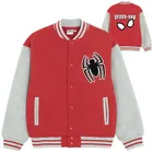 Cool Club, Hanorac pentru baieti, cu capse, rosu, imprimeu Spider-Man
