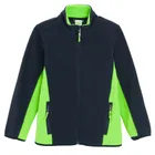 Cool Club, Hanorac pentru baieti, cu fermoar, polar, albastru-verde