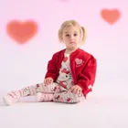 Cool Club, Hanorac pentru fete, cu fermoar, rosu, imprimeu Hello Kitty