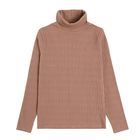 Cool Club, Helanca din tricot striat pentru fete, culoare maro deschis