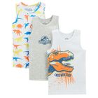 Cool Club, Maiou pentru baieti, mix, imprimeu Jurassic World, set, 3 buc.