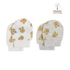 Cool Club, Manusi de protectie bebelusi, bumbac organic, mix, Winnie-the-Pooh, set, 2 buc.