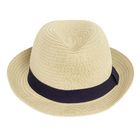 Cool Club, Palarie pentru baieti, de paie, bej