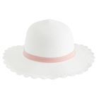 Cool Club, Palarie pentru fete, de paie, alb