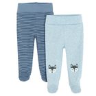 Cool Club, Pantaloni cu botosei pentru baieti, albastru, set, 2 buc.