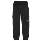 Cool Club, Pantaloni din material textil pentru baieti, jogger, negru