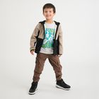 Cool Club, Pantaloni din material textil pentru baieti, maro