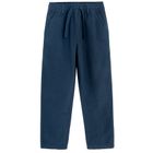 Cool Club, Pantaloni din material textil pentru baieti, relaxed, bleumarin