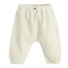 Cool Club, Pantaloni fara botosei pentru bebelusi, muselina, bej