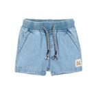 Cool Club, Pantaloni scurti de blugi pentru baieti, denim, imprimeu Hello ocean