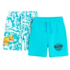 Cool Club, Pantaloni scurti pentru baieti, mix, imprimeu Paw Patrol, set, 2 buc.
