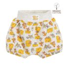 Cool Club, Pantaloni scurti pentru bebelusi, bumbac organic, gri, Tom & Jerry