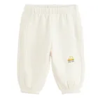 Cool Club, Pantaloni trening pentru baieti, baggy, caldurosi, ecru