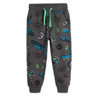 Cool Club, Pantaloni trening pentru baieti, negru-grafit, imprimeu PJ Masks