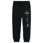 Cool Club, Pantaloni trening pentru baieti, negru, imprimeu Minecraft