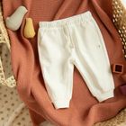 Cool Club, Pantaloni trening pentru bebelusi, alb