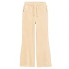 Cool Club, Pantaloni trening pentru fete, velur, bej