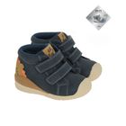 Cool Club, Pantofi pentru baieti, parfumati, bleumarin, brant din piele, talpa Bio-Fit