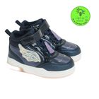 Cool Club, Pantofi pentru fete, bleumarin, brant din piele, talpa cu leduri