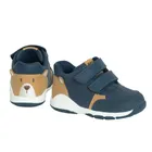 Cool Club, Pantofi sport pentru baieti, albastru, brant din piele, parfumati, talpa Bio-Flex