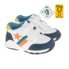 Cool Club, Pantofi sport pentru baieti, parfumati, alb, brant din piele, talpa Bio-Flex