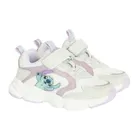 Cool Club, Pantofi sport pentru fete, alb, talpa cu leduri, imprimeu Lilo si Stitch