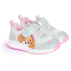 Cool Club, Pantofi sport pentru fete, argintiu, talpa cu leduri, imprimeu Paw Patrol