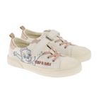 Cool Club, Pantofi sport pentru fete, bej deschis, imprimeu Chip si Dale