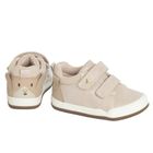 Cool Club, Pantofi sport pentru fete, bej, parfumati, brant din piele, talpa Barefoot